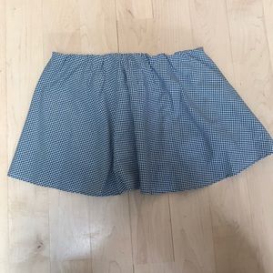 Aritzia BABATON strapless crop top